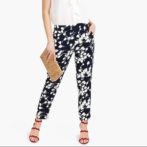 J.Crew - Floral Jamie Pull-On Pants - NWOT